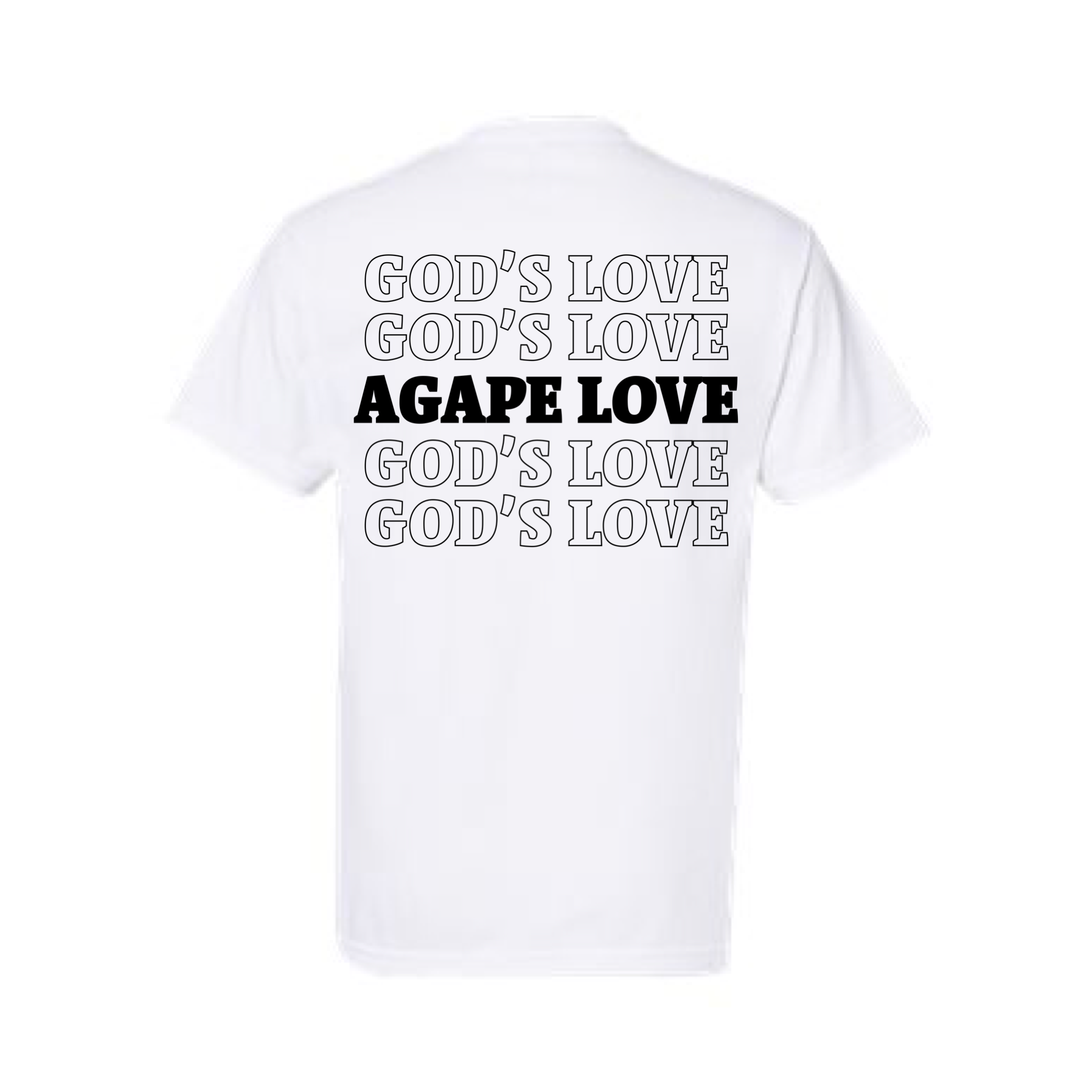 Agape Love (God's Love) White T-Shirt